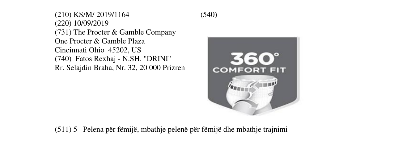 Zëri i markës COMFORT FIT në buletin