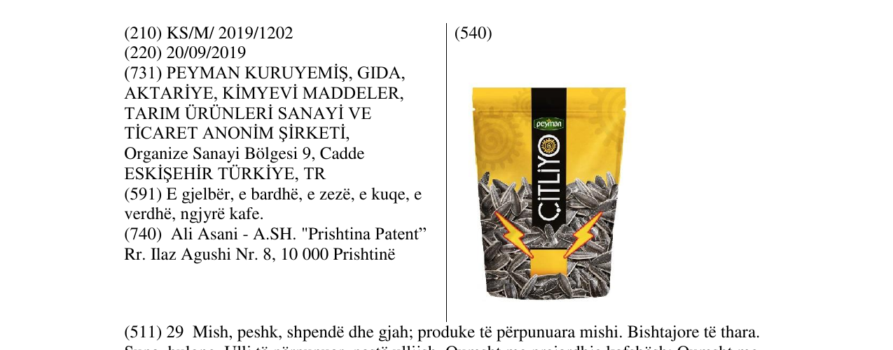 Zëri i markës PAYMAN ÇITLIYO në buletin