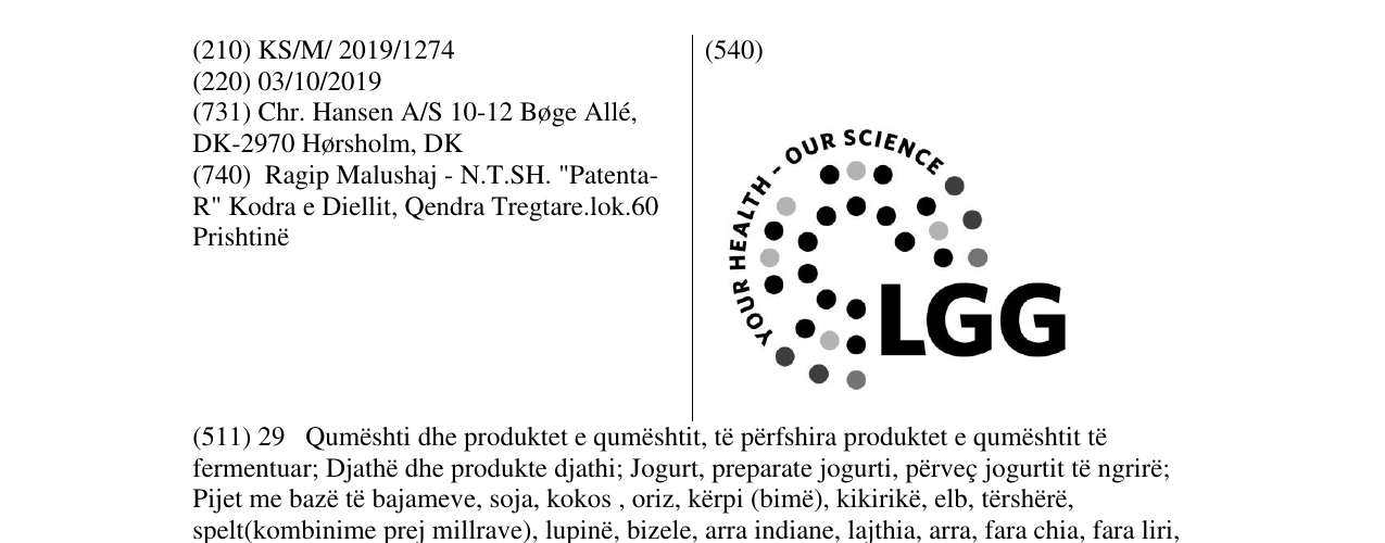 Zëri i markës LGG në buletin
