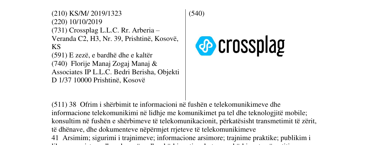 Zëri i markës crossplag në buletin