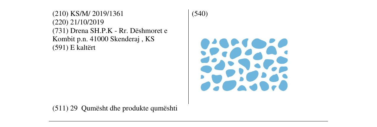 Zëri i markës Markë figurative në buletin
