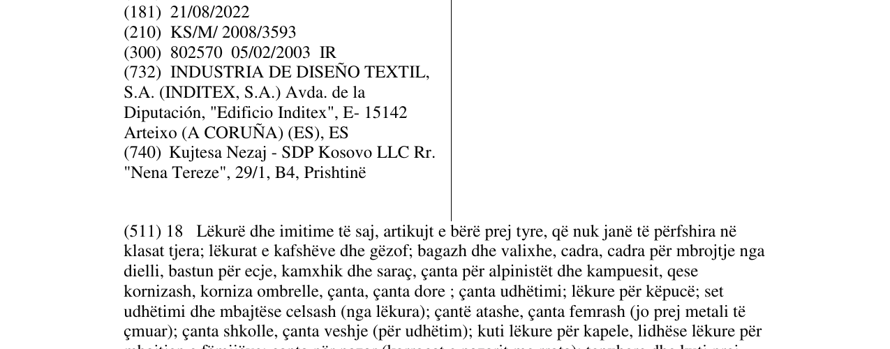 Zëri i markës OFTEN në buletin