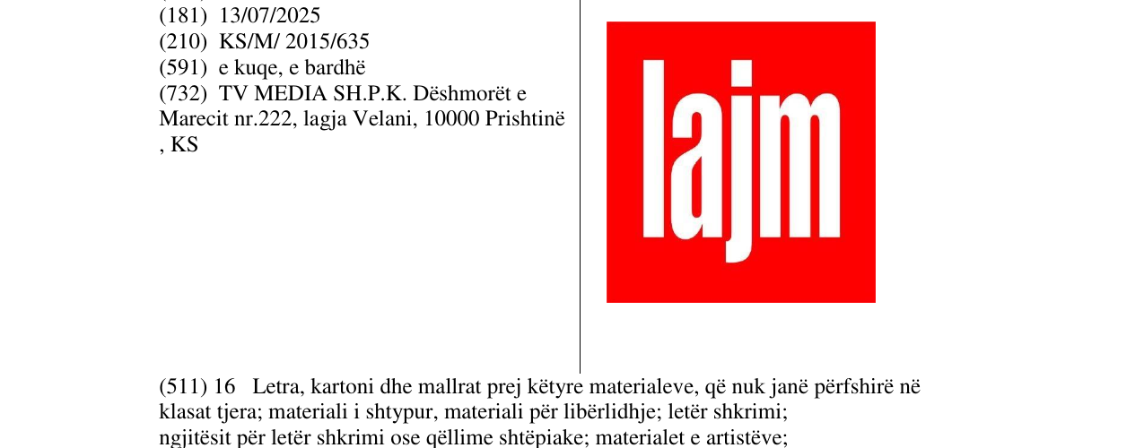 Zëri i markës lajm në buletin