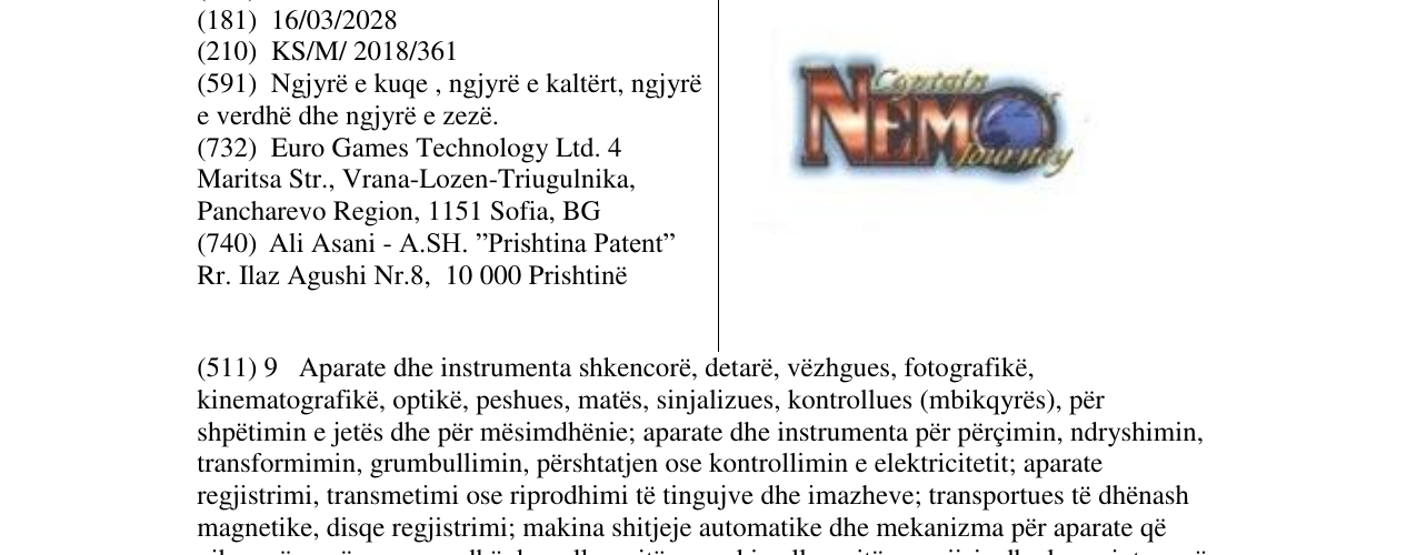 Zëri i markës Markë figurative në buletin