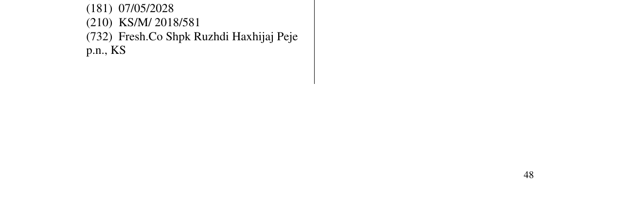 Zëri i markës Fresh në buletin