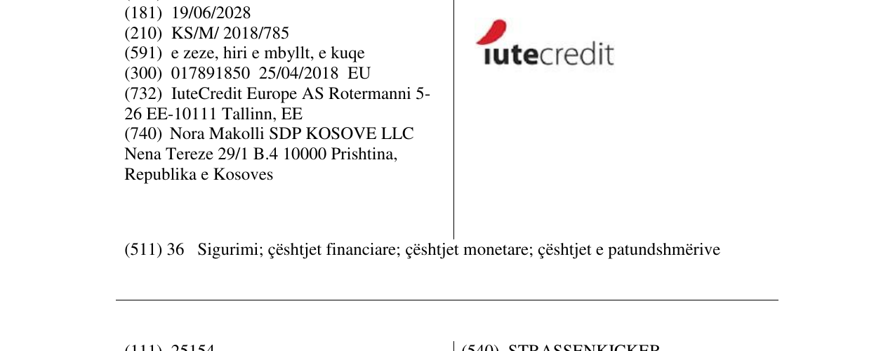 Zëri i markës iutecredit në buletin