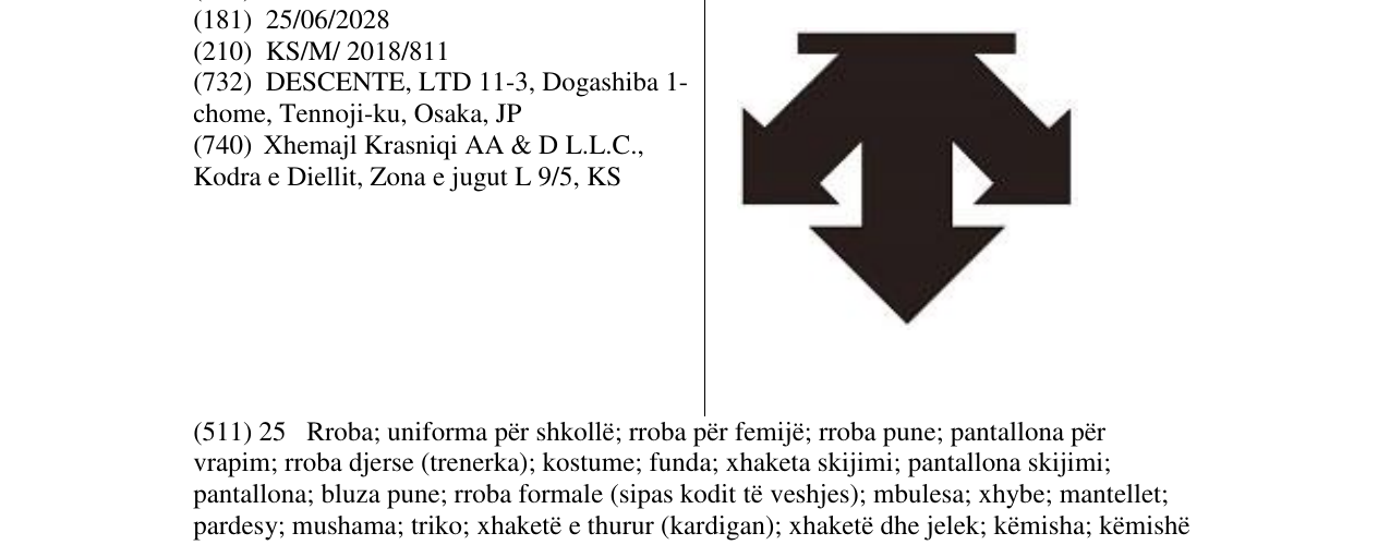 Zëri i markës Markë figurative në buletin