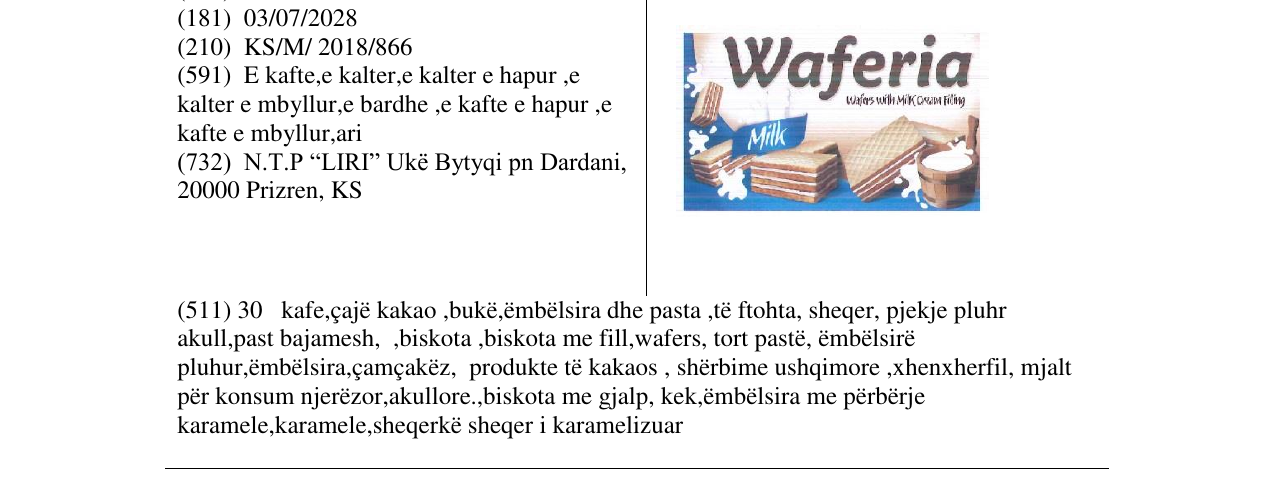 Zëri i markës Markë figurative në buletin