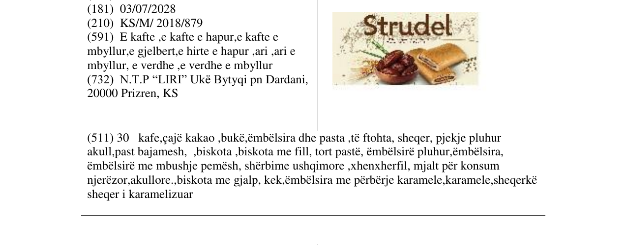 Zëri i markës Markë figurative në buletin
