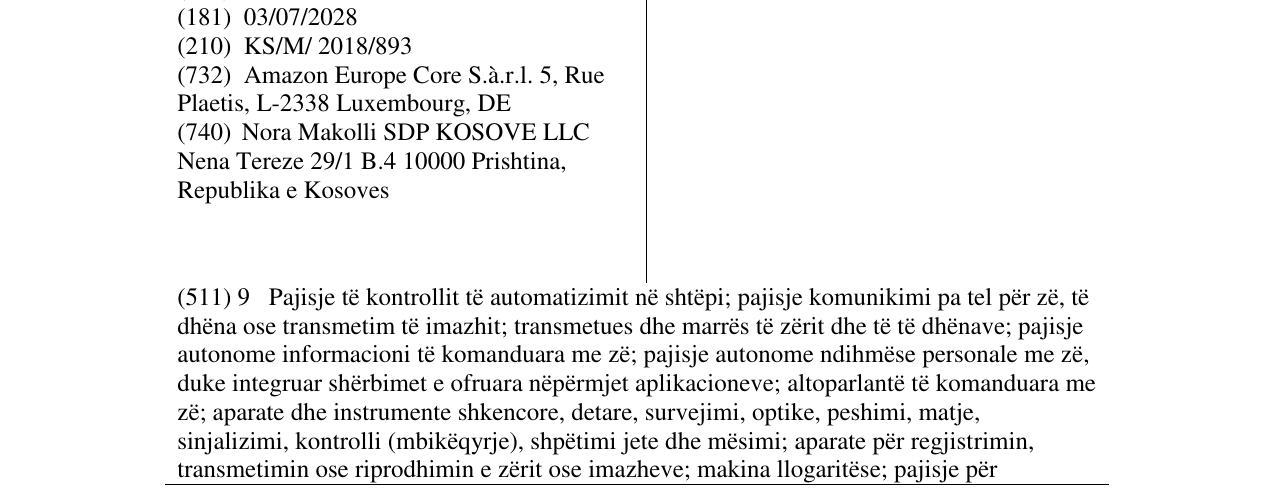 Zëri i markës ALEXA në buletin