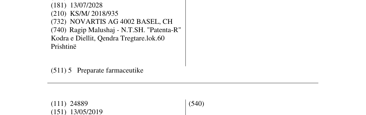 Zëri i markës VYNCRO në buletin