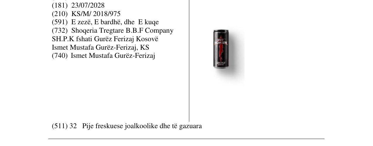 Zëri i markës Markë figurative në buletin