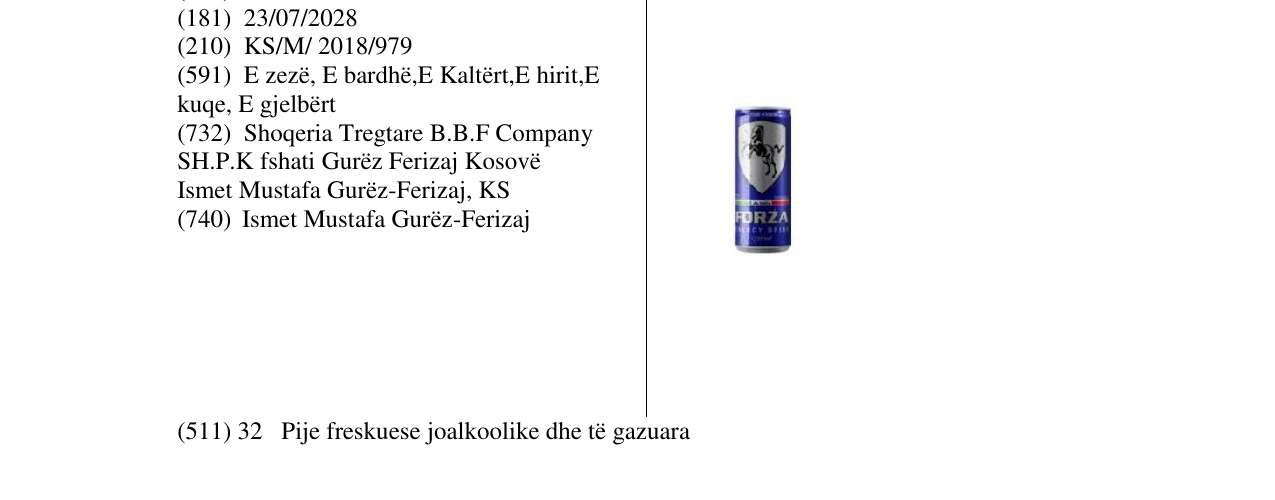 Zëri i markës Markë figurative në buletin
