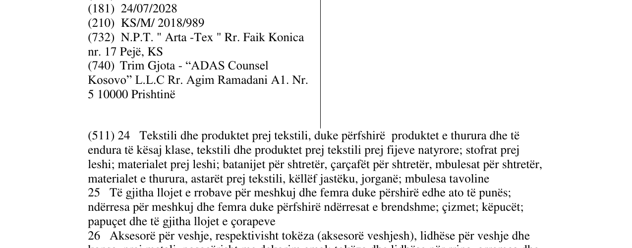 Zëri i markës arta në buletin