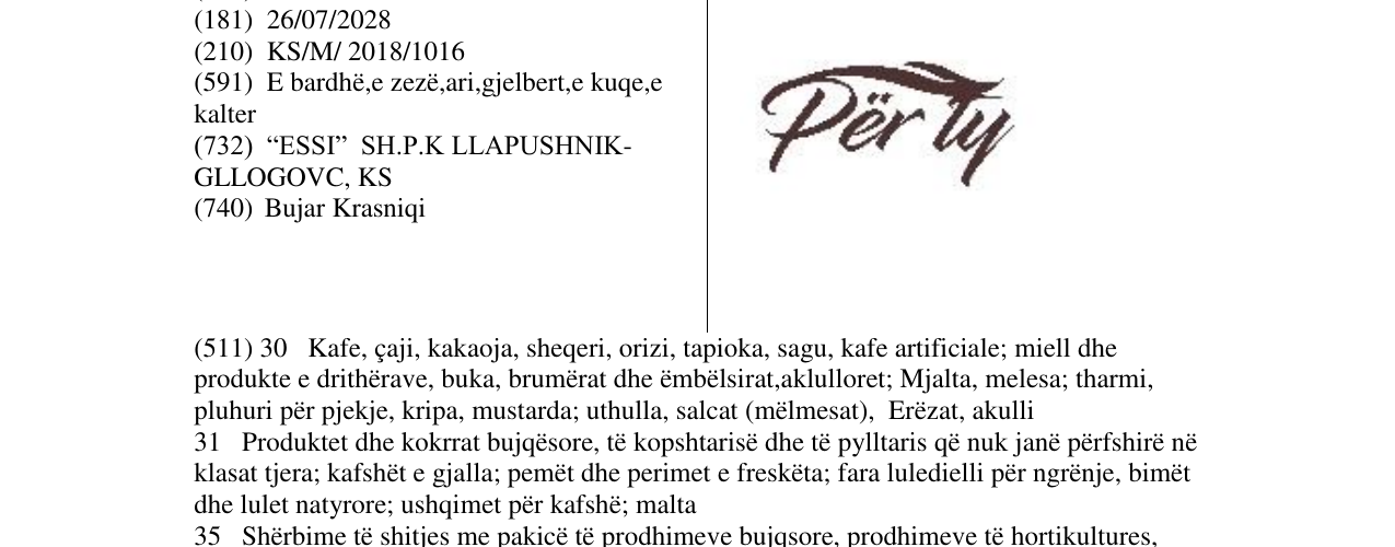 Zëri i markës Për ty në buletin