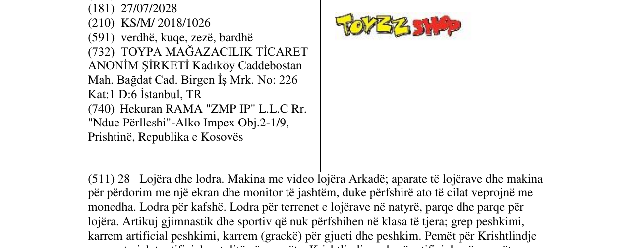 Zëri i markës Markë figurative në buletin