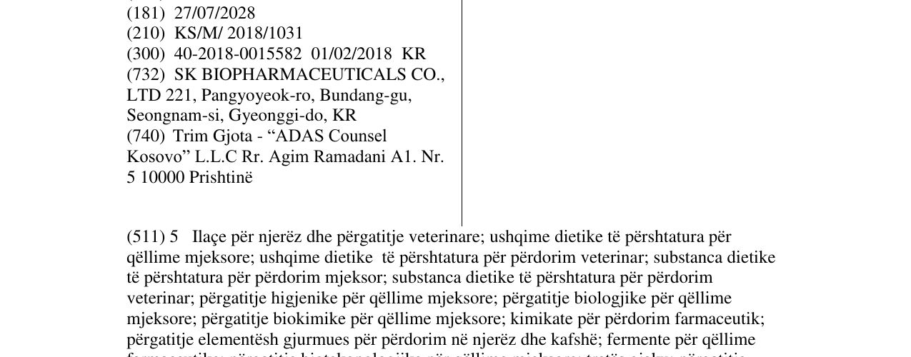 Zëri i markës TOZYRE në buletin