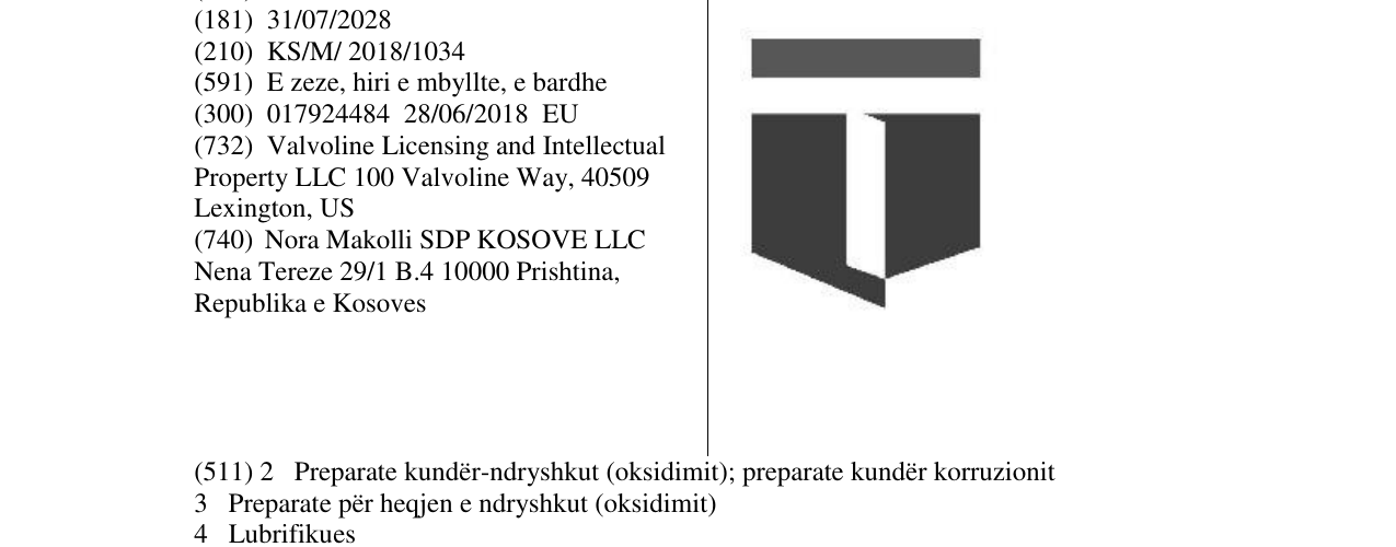 Zëri i markës Markë figurative në buletin