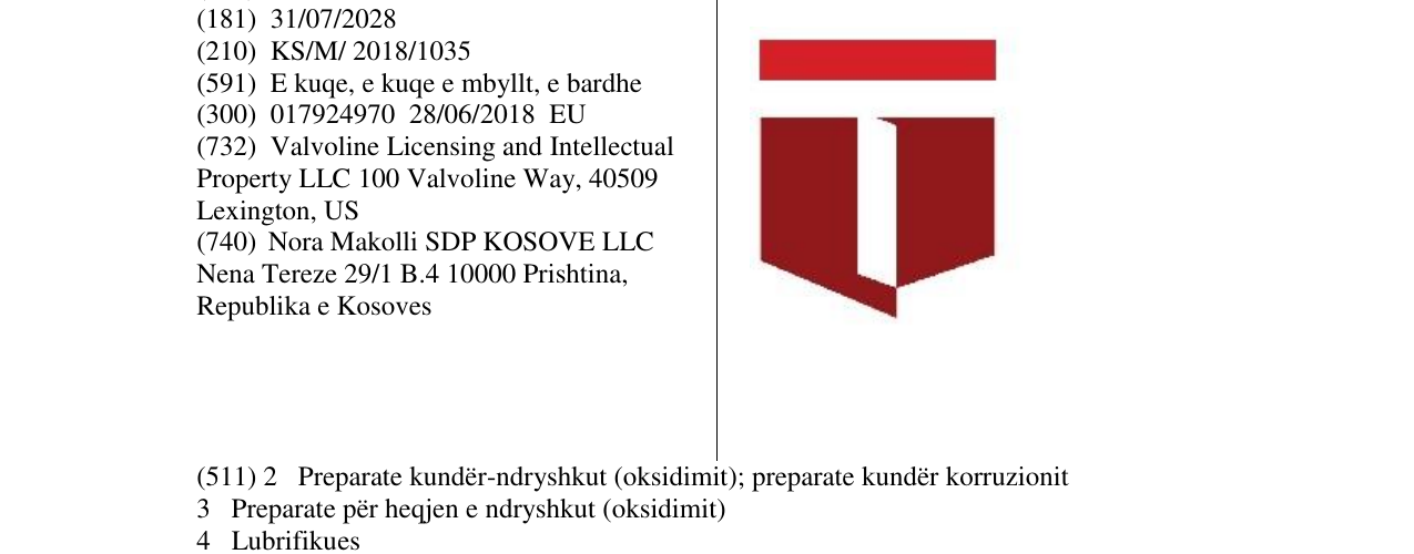 Zëri i markës Markë figurative në buletin