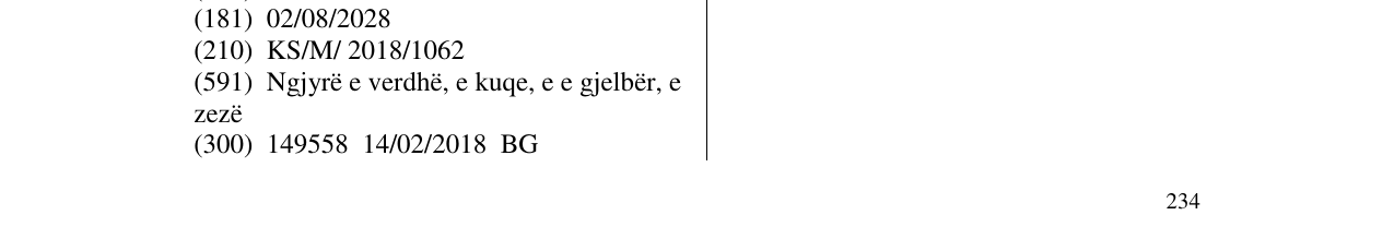 Zëri i markës Markë figurative në buletin