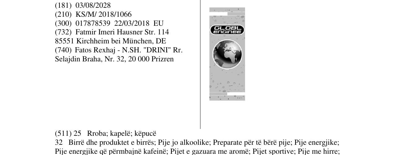 Zëri i markës Markë figurative në buletin