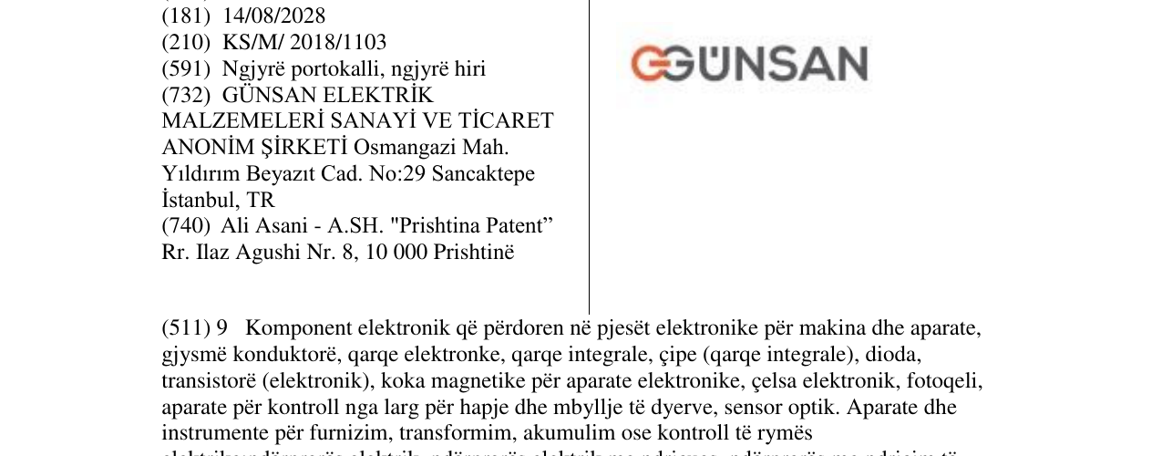 Zëri i markës Markë figurative në buletin