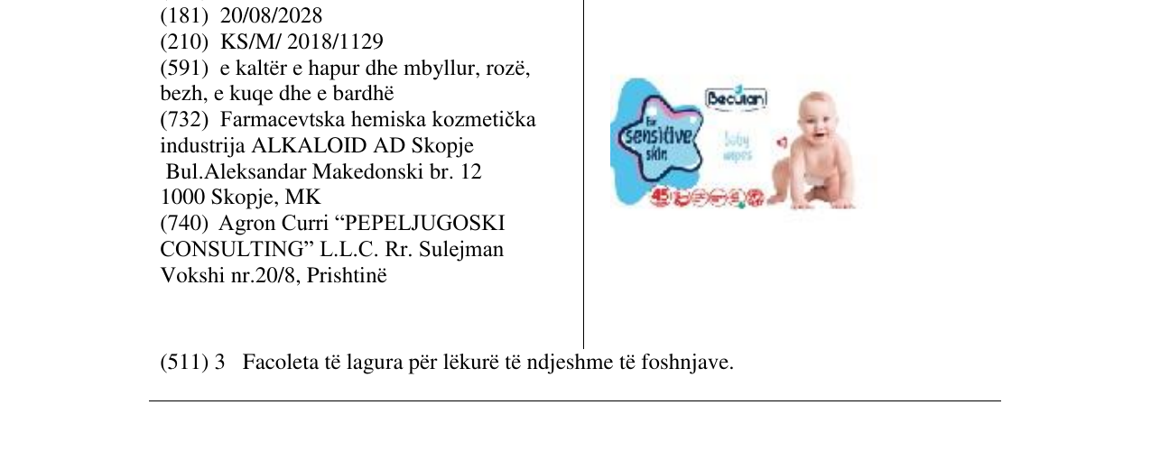 Zëri i markës Markë figurative në buletin