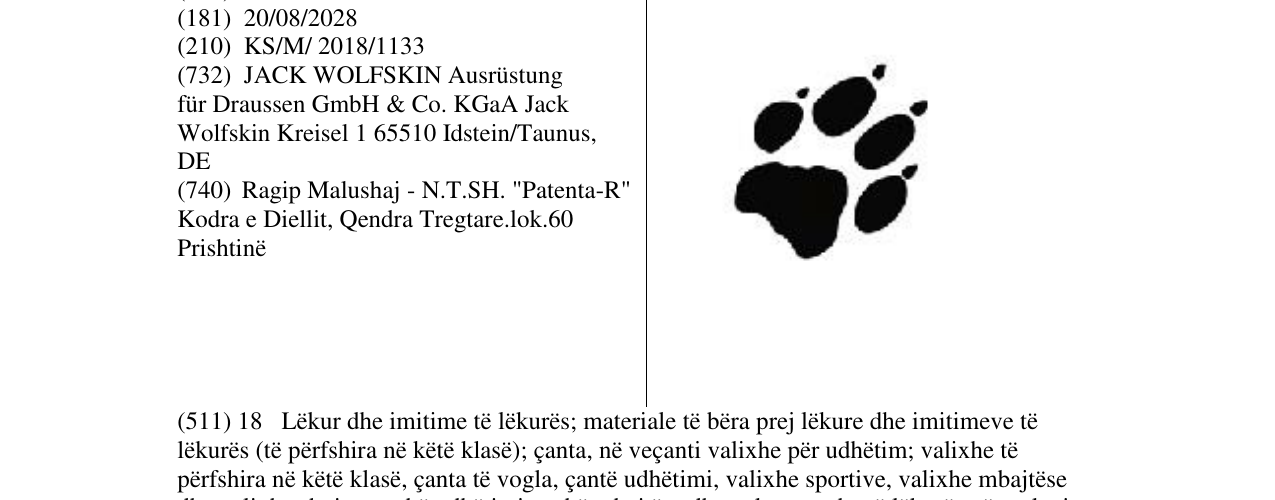 Zëri i markës Markë figurative në buletin