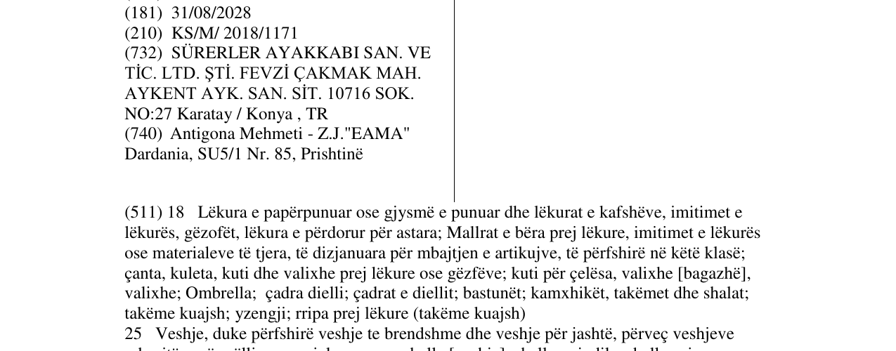 Zëri i markës VOYAGER në buletin