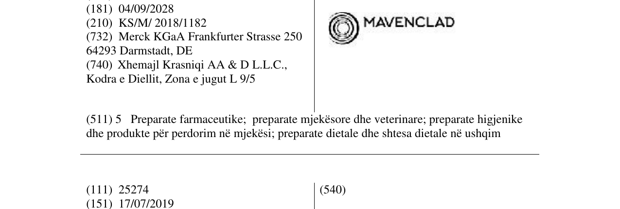 Zëri i markës Markë figurative në buletin