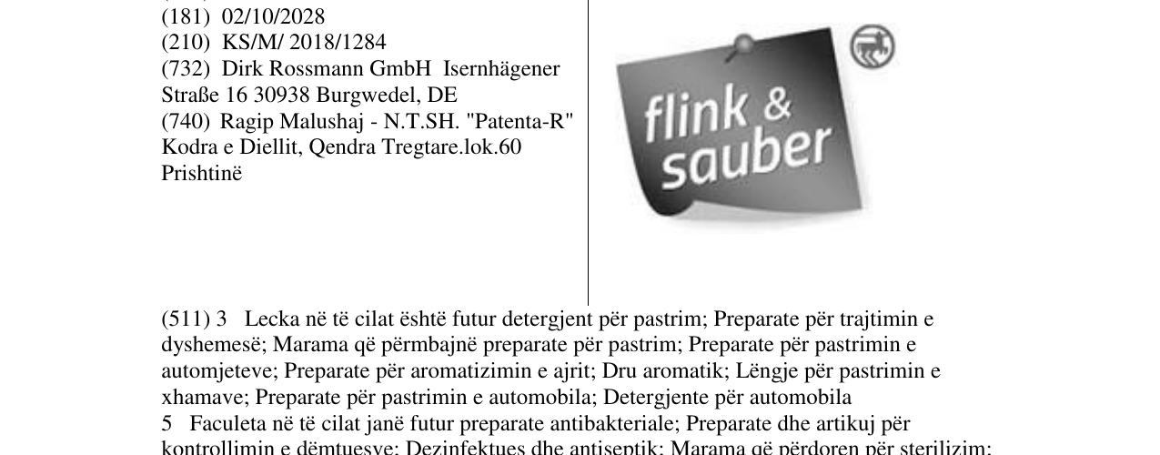 Zëri i markës Markë figurative në buletin