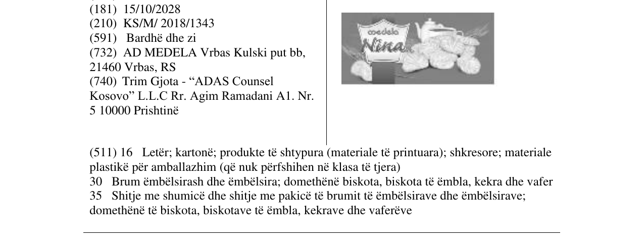 Zëri i markës Medela Nina në buletin
