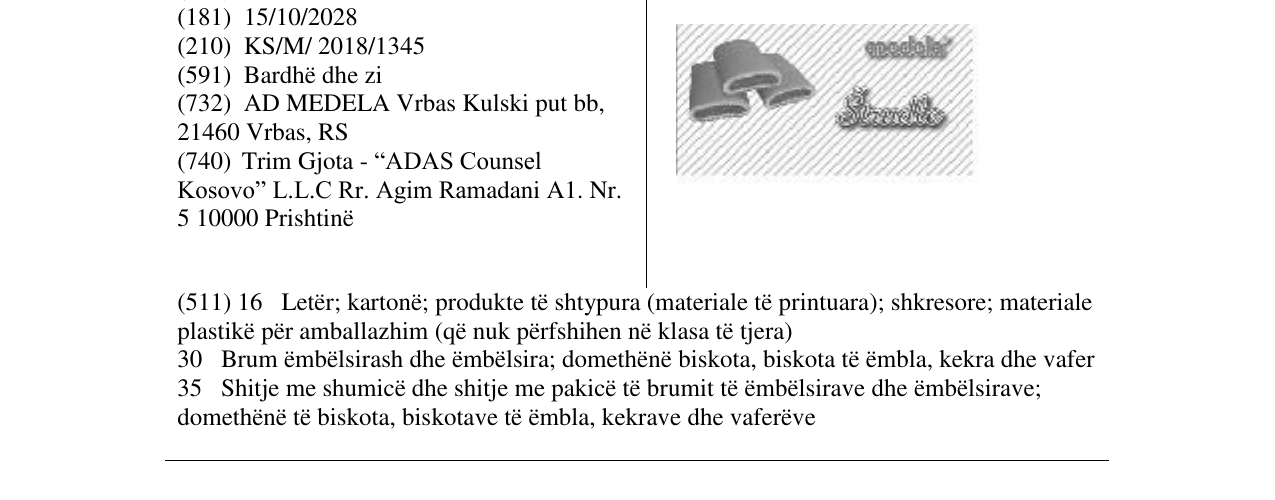 Zëri i markës Medela Strudle në buletin