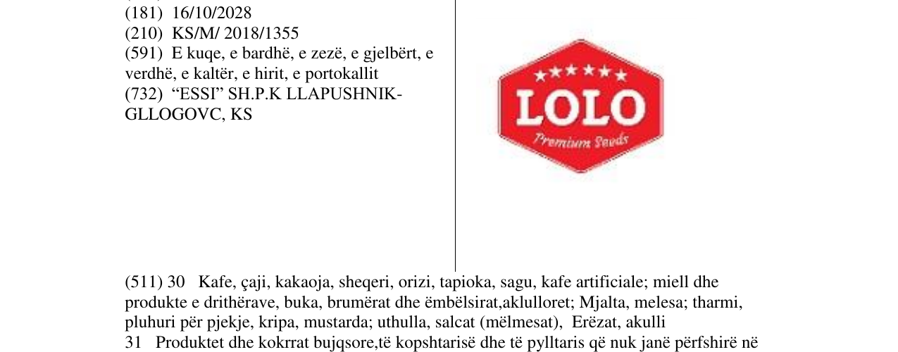 Zëri i markës LOLO Premium Seeds në buletin