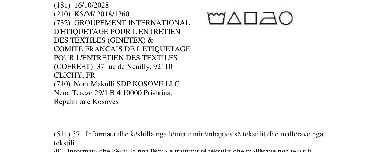 Zëri i markës Markë figurative në buletin