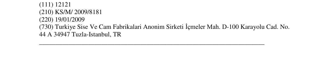 Zëri i markës SISECAM në buletin
