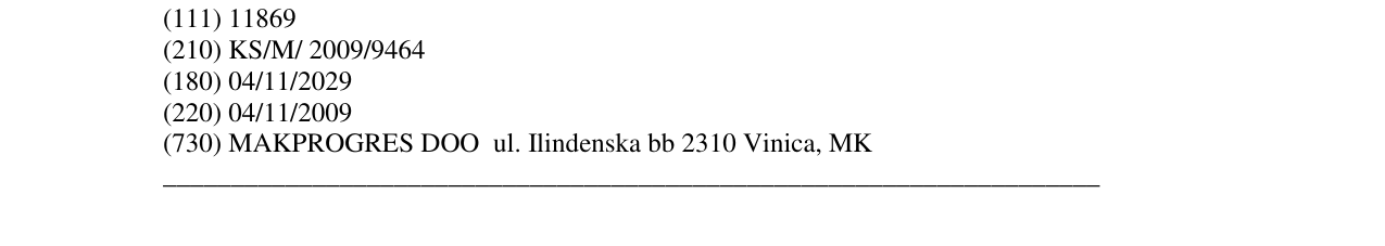 Zëri i markës ARMONIA në buletin
