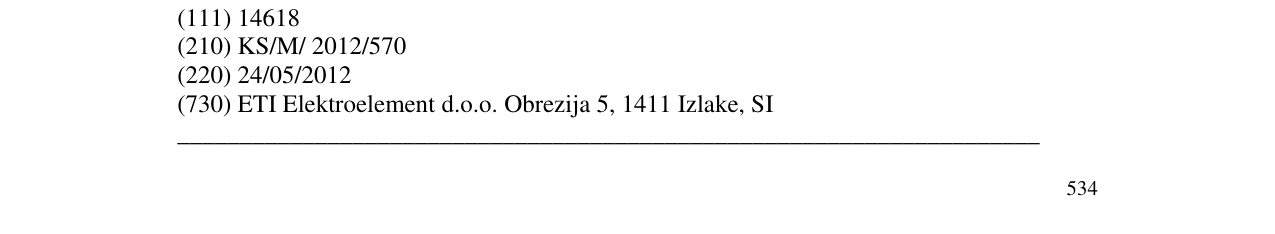 Zëri i markës EFI-4 në buletin
