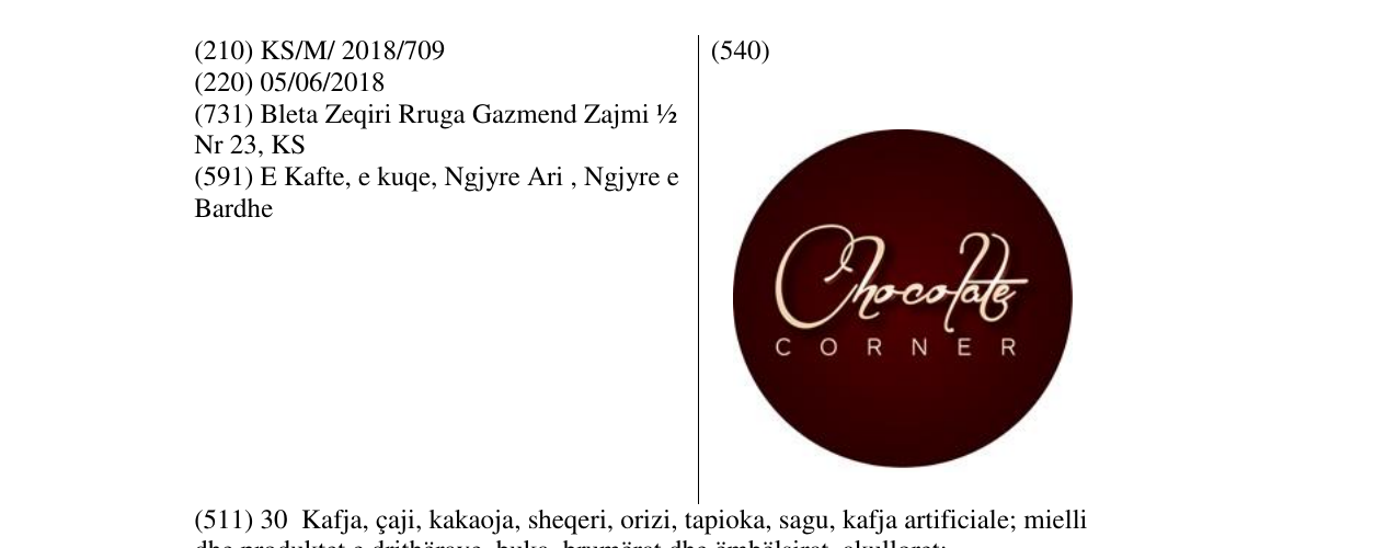 Zëri i markës Markë figurative në buletin