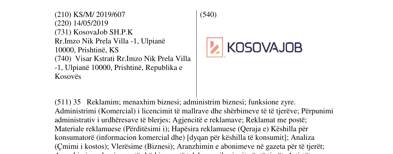 Zëri i markës KOSOVAJOB në buletin