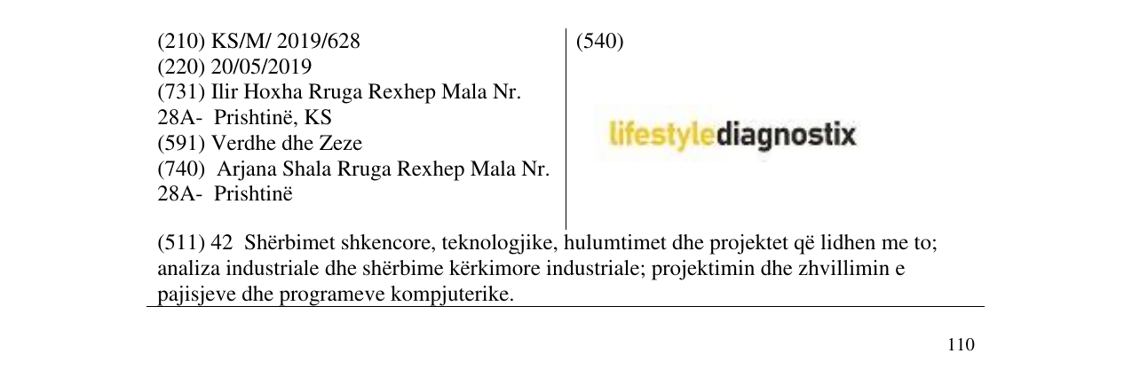 Zëri i markës Lifestylediagnostix në buletin