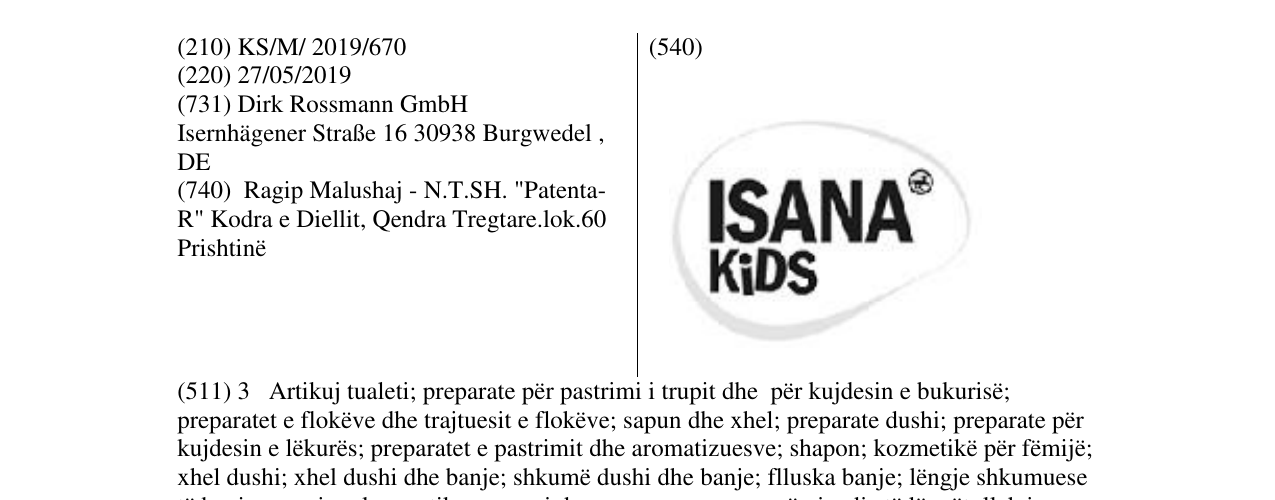 Zëri i markës ISANA KIDS në buletin