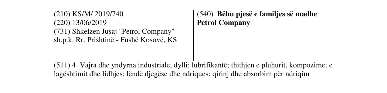 Zëri i markës Bëhu pjesë e familjes së madhe Petrol Company në buletin