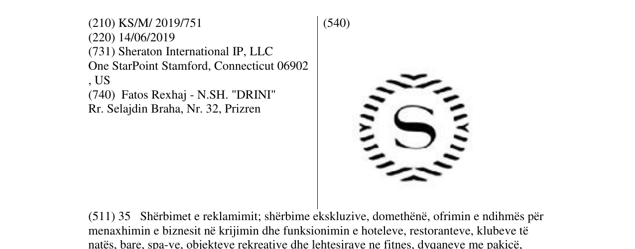 Zëri i markës Markë figurative në buletin