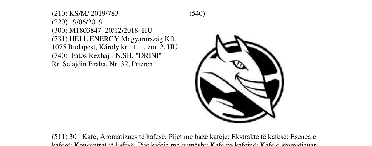 Zëri i markës Markë figurative në buletin