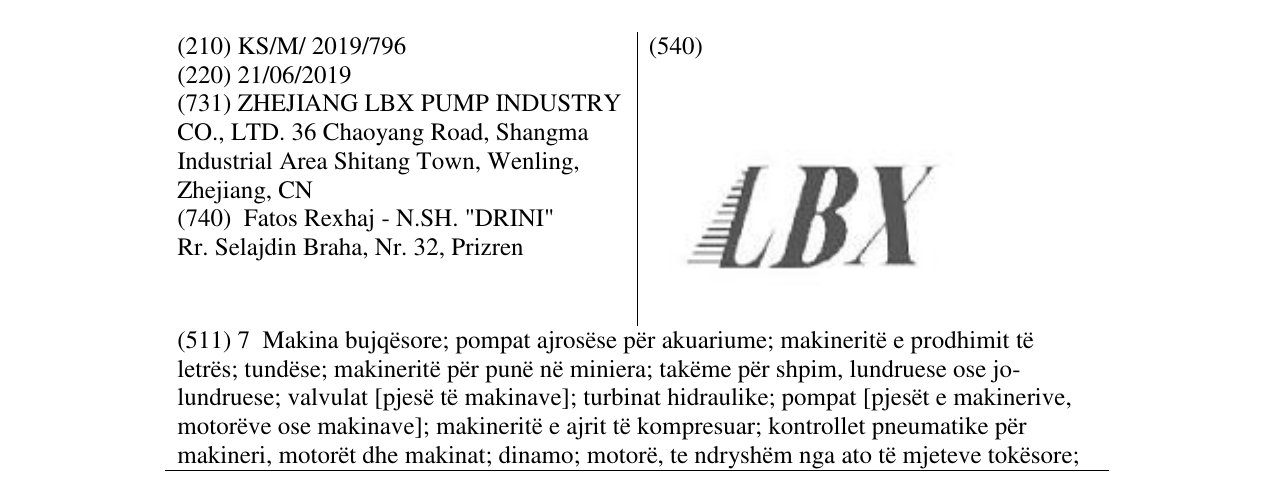 Zëri i markës LBX në buletin
