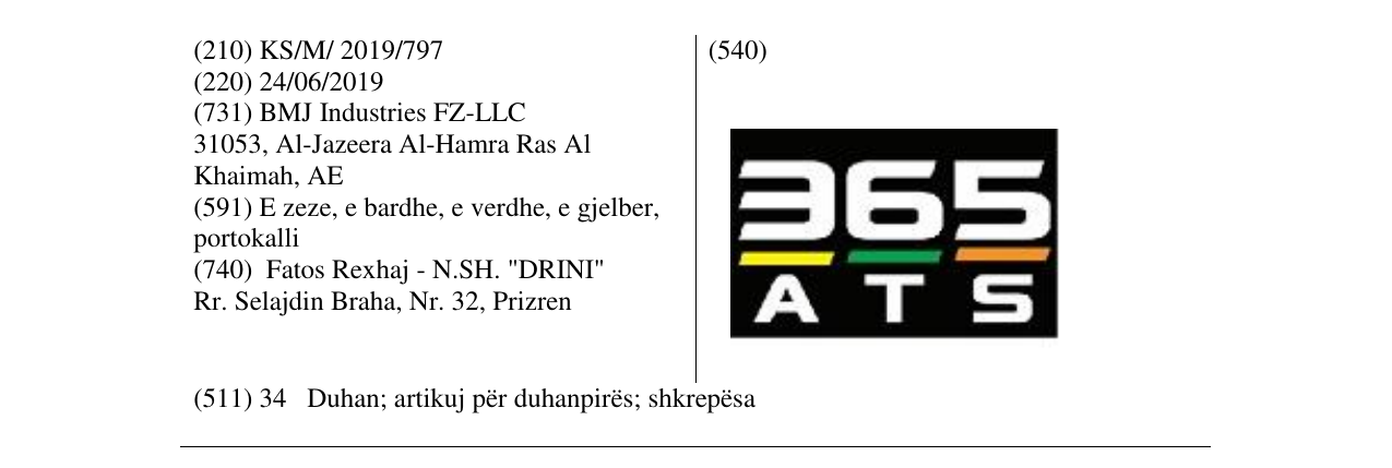 Zëri i markës ATS në buletin