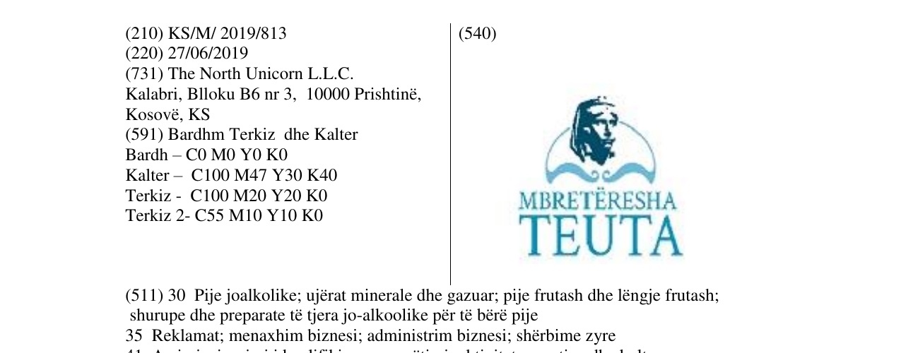 Zëri i markës MBRETERESHA TEUTA në buletin
