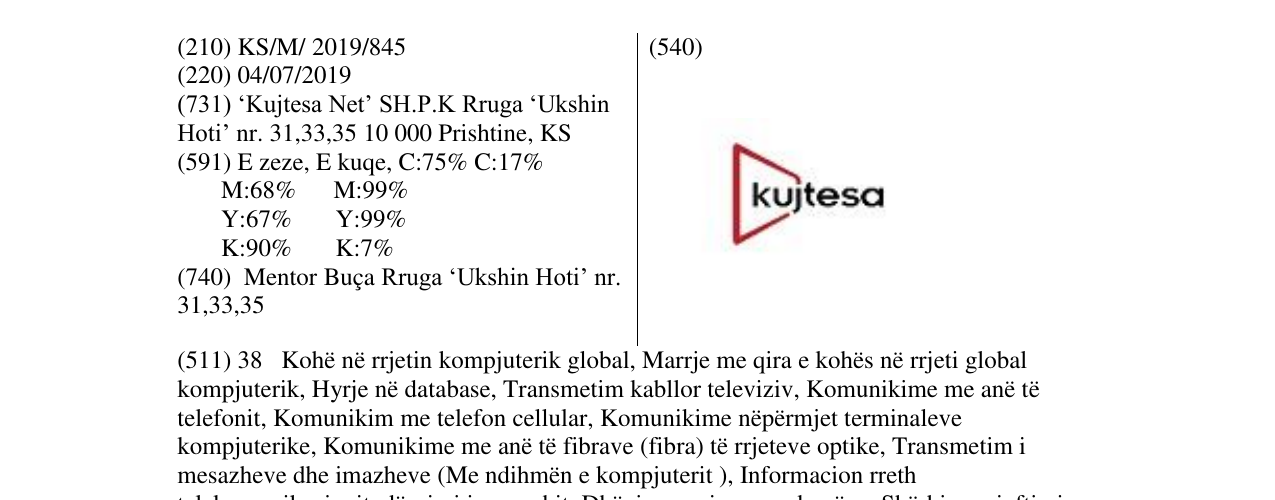 Zëri i markës kujtesa në buletin