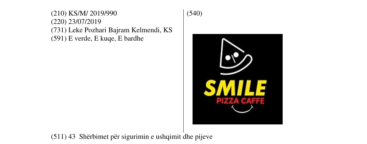 Zëri i markës SMILE në buletin